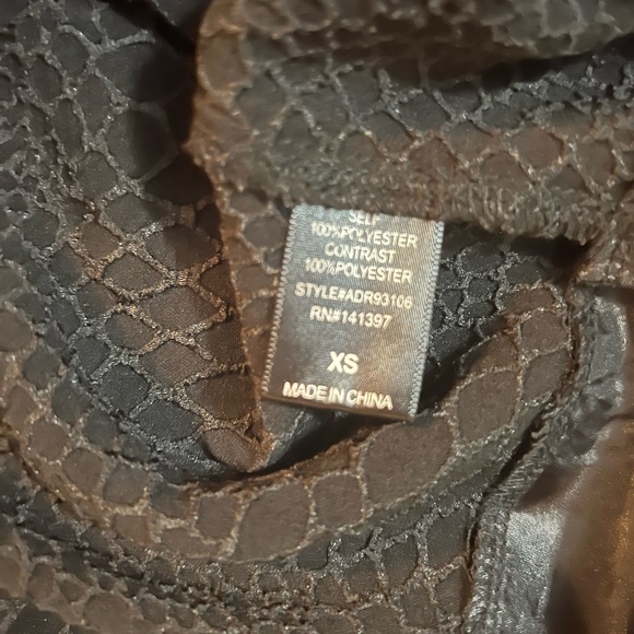Astr Snake Skin, Black Mini Dress size XS - Picture 3 of 3
